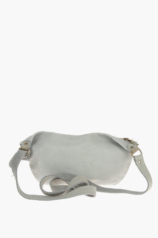Borsa a Tracolla in Pelle di Cavallo con Zip