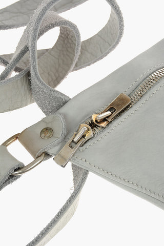 Borsa a Tracolla in Pelle di Cavallo con Zip