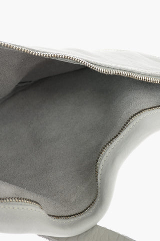 Borsa a Tracolla in Pelle di Cavallo con Zip