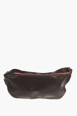 Horse Leather Crossbody Bag with Zip