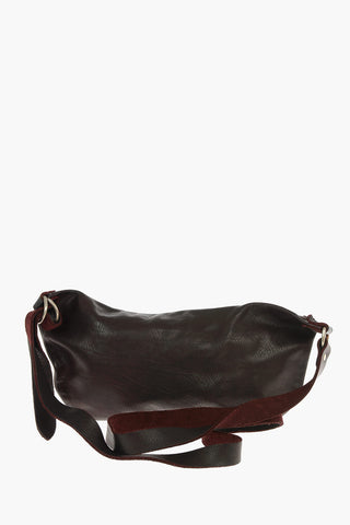 Horse Leather Crossbody Bag with Zip