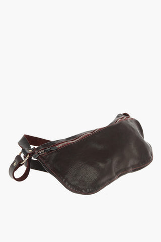 Horse Leather Crossbody Bag with Zip