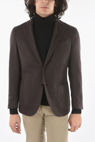 GATE Half-Lined Blazer with Welt Pocket and Side Vents