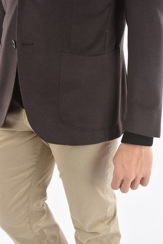 GATE Half-Lined Blazer with Welt Pocket and Side Vents