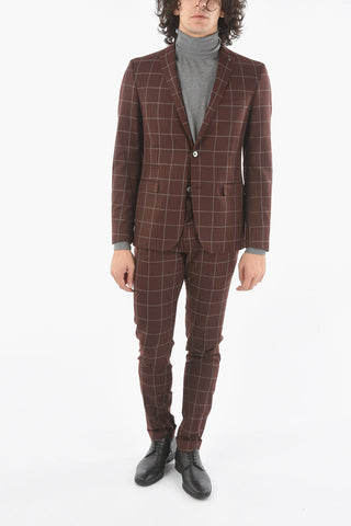 CC COLLECTION RESET Abito con Tasca con Aletta Motivo Windowpane Check