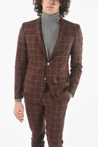 CC COLLECTION RESET Abito con Tasca con Aletta Motivo Windowpane Check