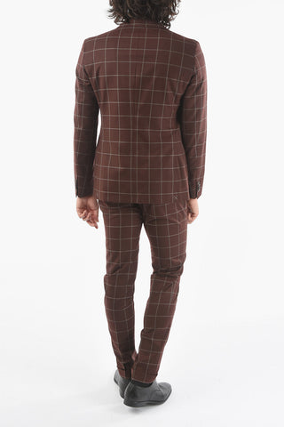 CC COLLECTION RESET Abito con Tasca con Aletta Motivo Windowpane Check