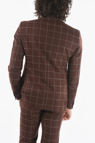 CC COLLECTION RESET Abito con Tasca con Aletta Motivo Windowpane Check