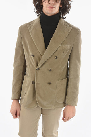 CC COLLECTION Half-Lined Double-Breasted Blazer with Peak lapel