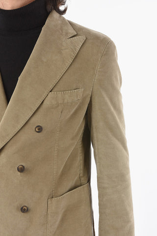 CC COLLECTION Half-Lined Double-Breasted Blazer with Peak lapel