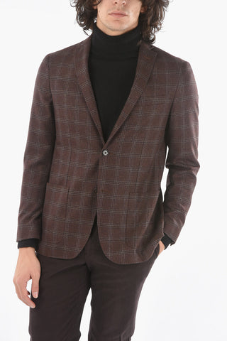 CC COLLECTION Blazer Windowpane Check