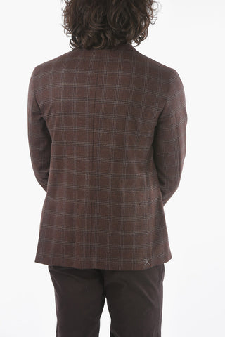 CC COLLECTION Blazer Windowpane Check