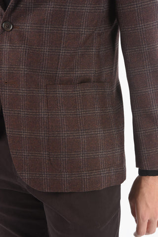 CC COLLECTION Blazer Windowpane Check