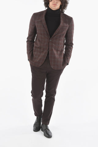 CC COLLECTION Blazer Windowpane Check
