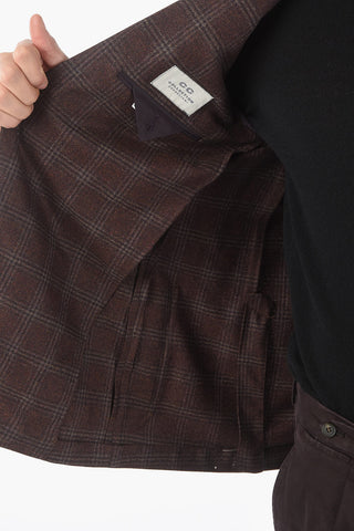 CC COLLECTION Blazer Windowpane Check