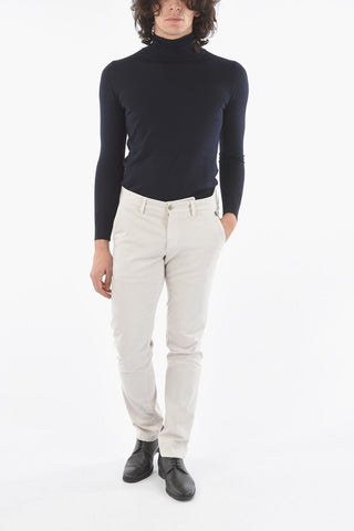 ID COLLECTION IDENTITY Pantalone in Cotone con Taschino e Logo su Tasca