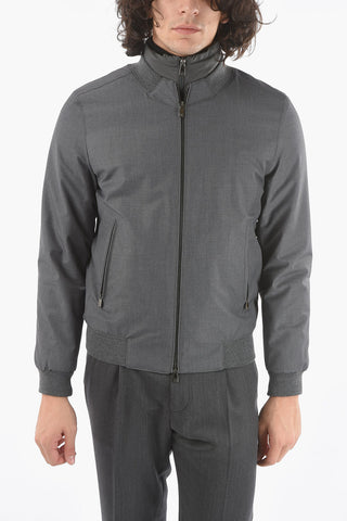 Lined Padded Sweatshirt with Chest Piece