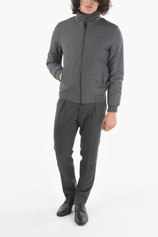 Lined Padded Sweatshirt with Chest Piece