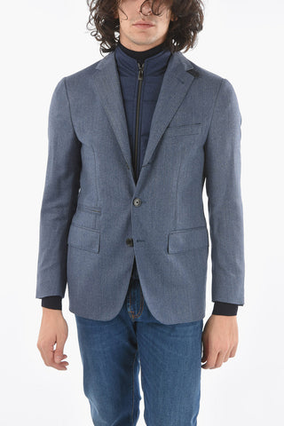 Giacca SPORTSWEAR Semifoderata con Chest Piece e con Tasca con Aletta e Zip