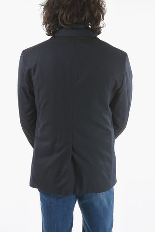 Removable Chest Piece Multipocketed Blazer