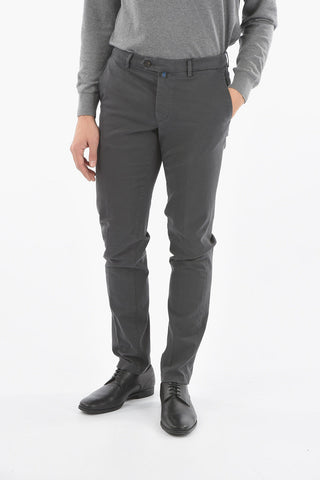ORIO COMFORT Pantalone con Logo e Chiusura con Linguetta e Bottoni