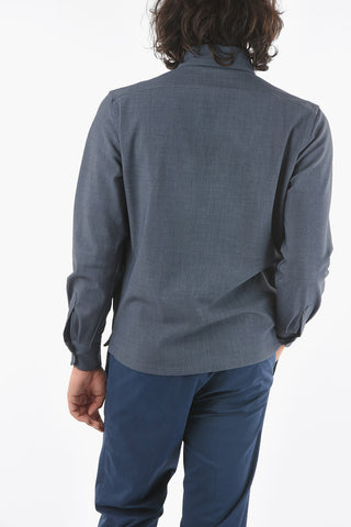 Zip Blazer with Collar and Sleeves with Button Closure