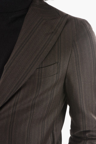 CC COLLECTION REWARD Half-Lined Barcode Suit with Welt Pocket