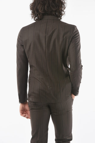 CC COLLECTION REWARD Half-Lined Barcode Suit with Welt Pocket