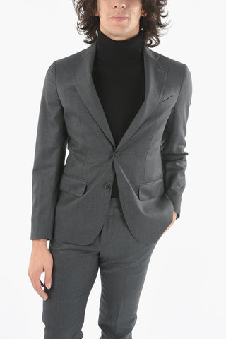 CC COLLECTION RETAILORED Lined Suit with Flap Pocket and Notch Lapel