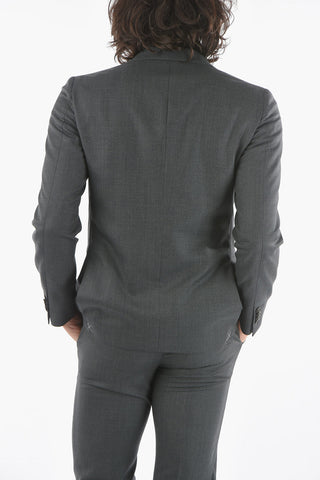 CC COLLECTION RETAILORED Lined Suit with Flap Pocket and Notch Lapel