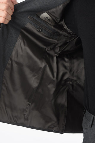CC COLLECTION RETAILORED Lined Suit with Flap Pocket and Notch Lapel
