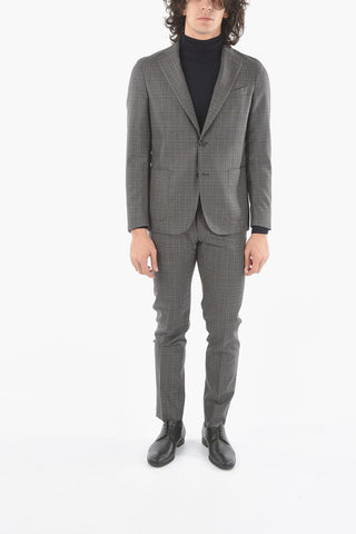 CC COLLECTION REWARD Abito Semifoderato Motivo Windowpane Check