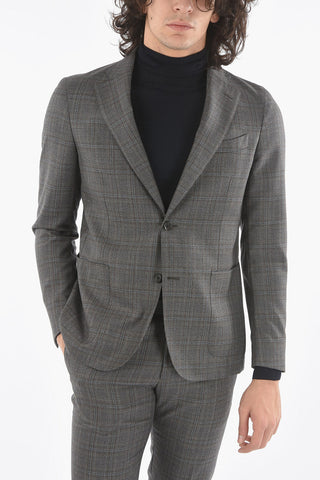 CC COLLECTION REWARD Abito Semifoderato Motivo Windowpane Check