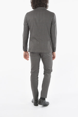 CC COLLECTION REWARD Abito Semifoderato Motivo Windowpane Check