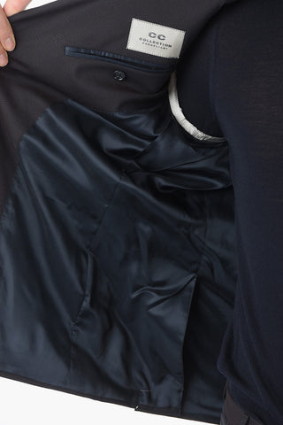 CC COLLECTION RESET Lined Suit with Flap Pocket and Trousers with Zip and Hook Closure