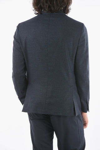 Blazer Foderato T PROJECT Motivo Pincheck con Tasca a Filo