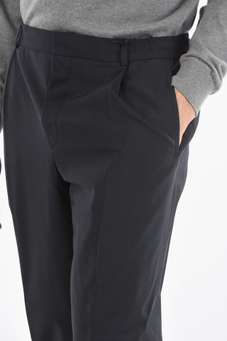 CC COLLECTION Pantalone Foderato con Pinces con Chiusura con Gancio Bottoni e Stringhe