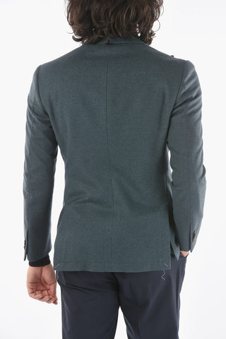 ACADEMY SOFT Half-Lined Double-Breasted Blazer with Welt Pocket