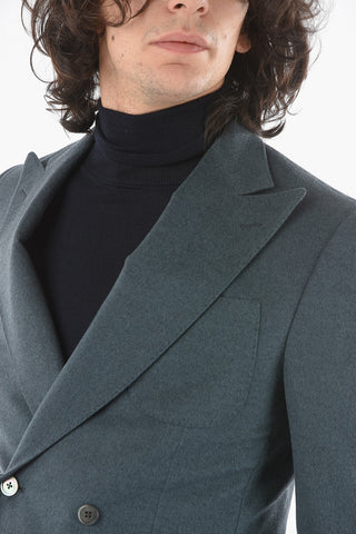 ACADEMY SOFT Half-Lined Double-Breasted Blazer with Welt Pocket