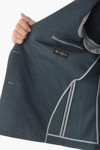 ACADEMY SOFT Half-Lined Double-Breasted Blazer with Welt Pocket