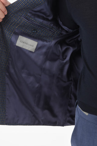Blazer Foderato GATE in Misto Lana Pied de Poule