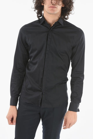 CC COLLECTION Cotton Shirt with Cufflinks