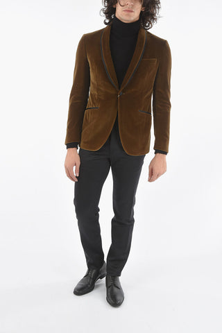 Lined Suit with Shawl Lapel and Back Vent