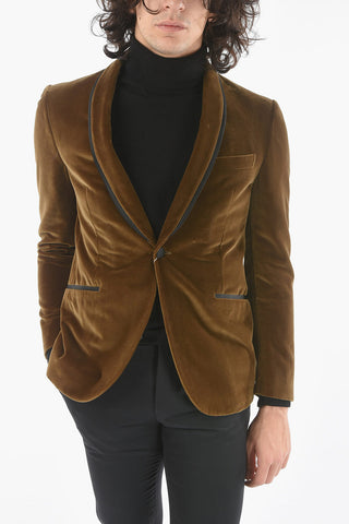 Lined Suit with Shawl Lapel and Back Vent