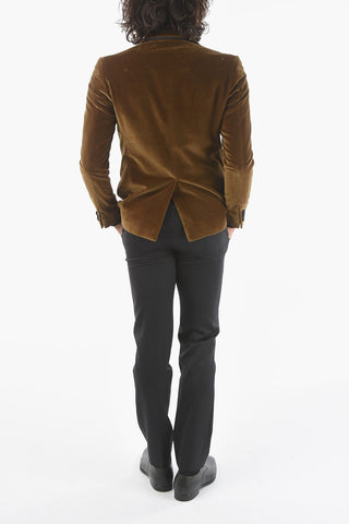 Lined Suit with Shawl Lapel and Back Vent