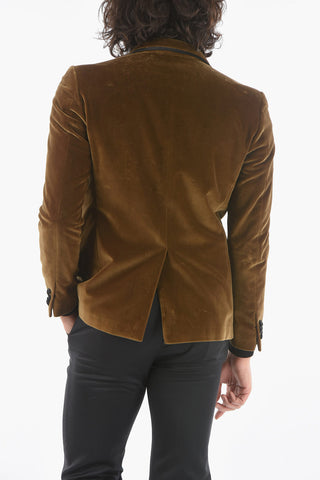 Lined Suit with Shawl Lapel and Back Vent