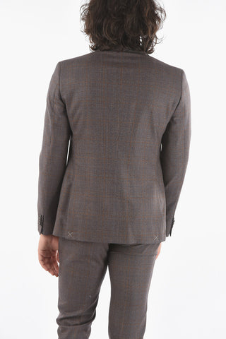 CC COLLECTION District Check Patterned RESET Suit