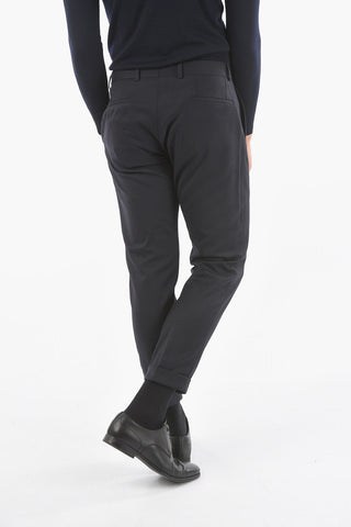 CC COLLECTION Polyester Elegant Trousers with Hook and Button Closure