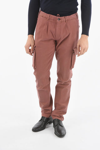 ID Slim Fit Cargo Pants With Drawstring