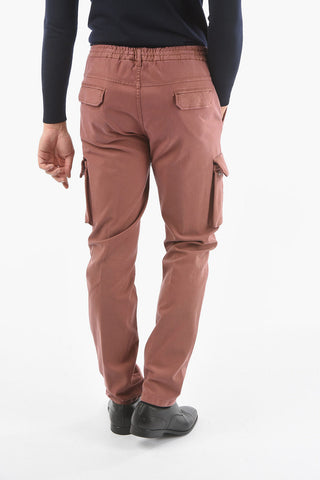 ID Slim Fit Cargo Pants With Drawstring